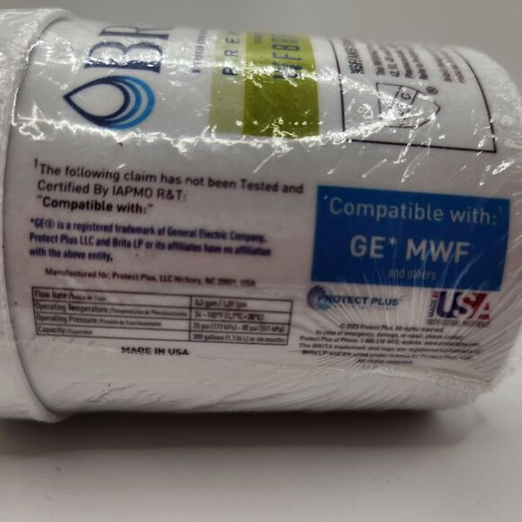 Brita Premium Refrigerator Replacement Filter, Model WFBRFGE1P, Sealed - Picture 3 of 4